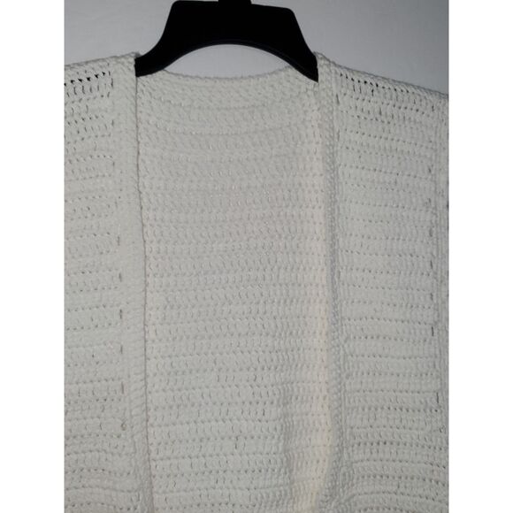 A Women's Sweater Vest Hand Made Hippie 60's Boho Granny Core Long Line XL - Picture 3 of 12